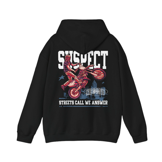 Black SUSPECT hoodie